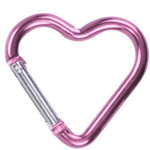 Heart shape keyring clamp